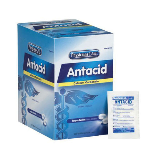 PhysiciansCare Antacid Tablets – 420 mg Calcium Carbonate, Compare to Tums® and Maalox®