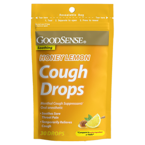 GoodSense Honey Lemon Cough Drops