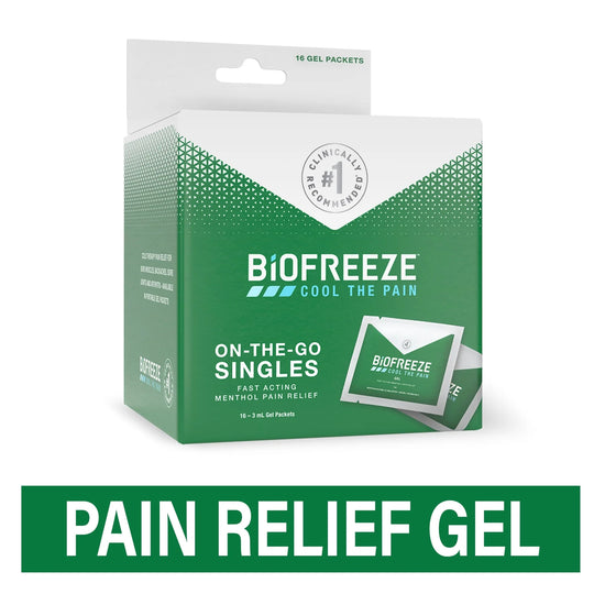 Biofreeze® On-The-Go Singles – 16 ct, 48 packets