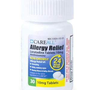 CareAll® Loratadine Allergy Relief – 10 mg, Non-Drowsy, 30 Tablets, 1 Bottle wellness vending machine