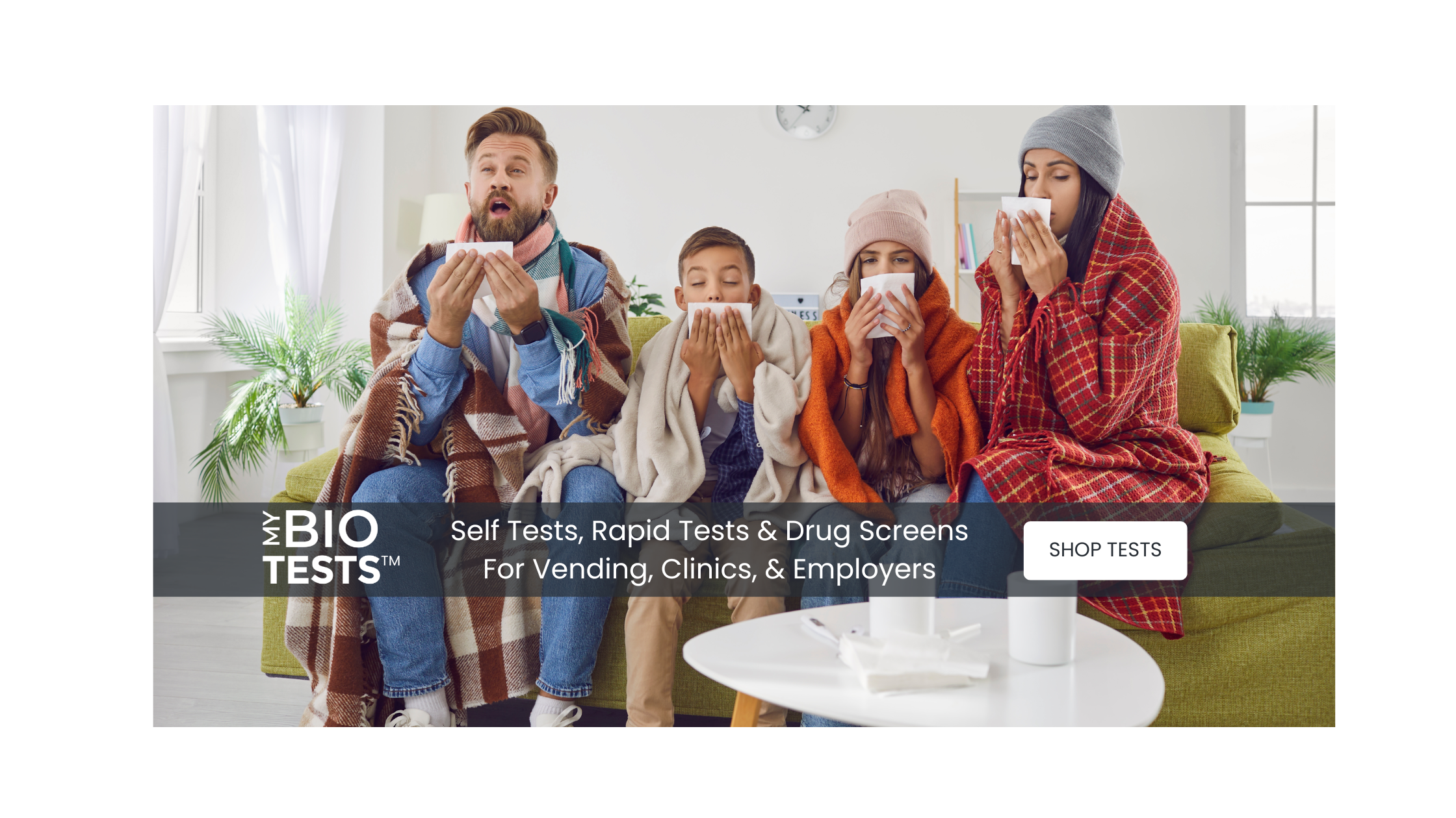 College wellness vending machine photo — FDA-regulated rapid tests & OTC supplies