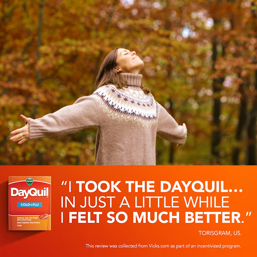 VICKS® DayQuil Multi-Symptom LiquiCaps Respiratory – 24 per pack