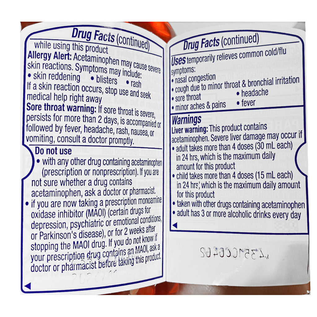 Dayquil Cold & Flu- 4 oz. wellness vending machine university campuses, workplaces