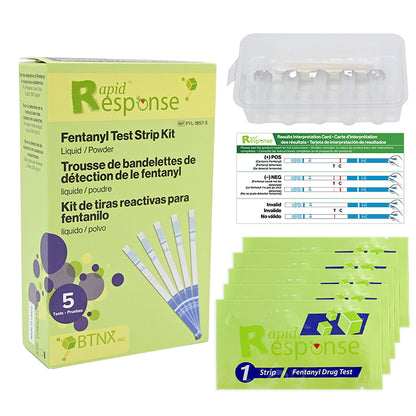 Rapid Response™ Fentanyl Test Strip Kit, 5 Per Box