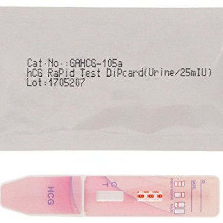 Healgen Pregnancy hCG Urine Test Dip Card, CLIA Waived