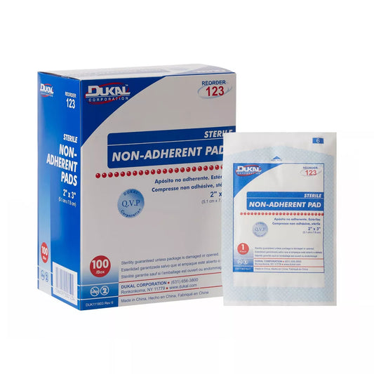 DUKAL Non-Adherent Pads – Sterile, 2" x 3"