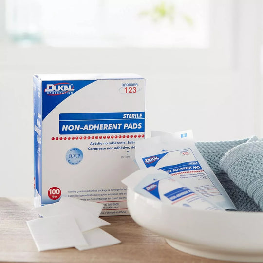 DUKAL Non-Adherent Pads – Sterile, 2" x 3"
