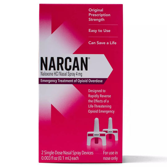 Emergent BioSolutions Opioid Overdose Kit NARCAN® Nasal Spray, 4mg (2 per box, 3 boxes per case)