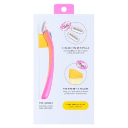 Billie Malibu Starter Kit Women Razor - 2, 5-Blade Refills & Magnetic Holder wellness vending machine university campuses