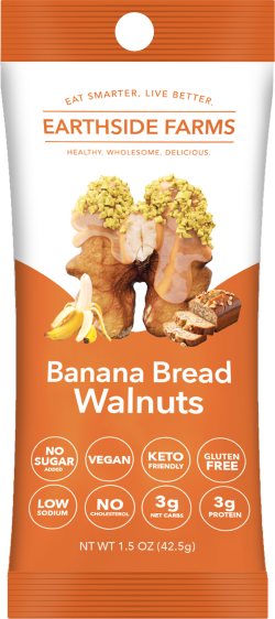 Earthside Farms Banana Bread Walnuts- 1.5 oz wellness vending machine