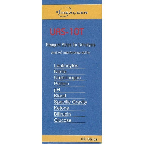 Urine Reagent Strips 10 Panel from Healgen Scientific