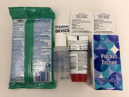 COVID 19 - Go to Work/Store Sanitizing & Care Kit w/Clorox, 6 items wellness vending machine university campuses