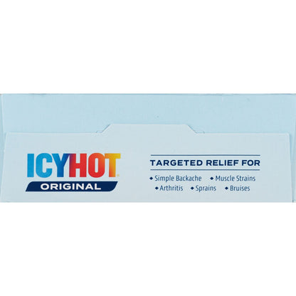 Icy Hot pain relief patches 20 count box for muscle and joint pain relief for vending machines in workplaces and campuses
