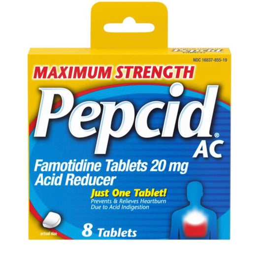 Pepcid® Maximum Strength Heartburn Relief – 8 Count Packs