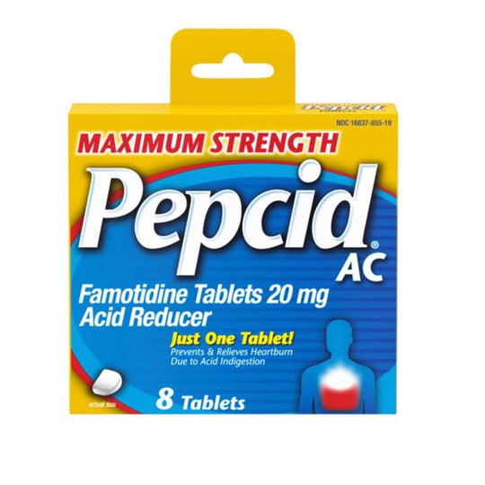 Pepcid® Maximum Strength Heartburn Relief – 8 Count Packs