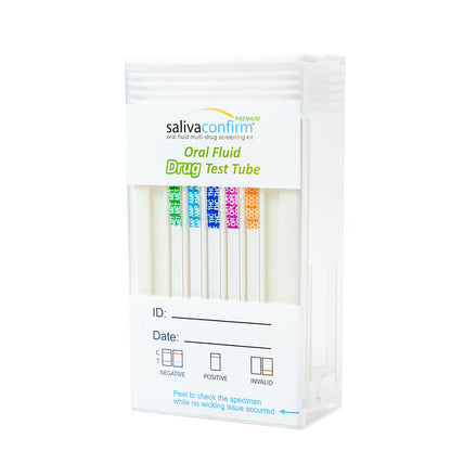 Saliva Confirm 5 Panel Oral Test, 25 Tests Per Kit