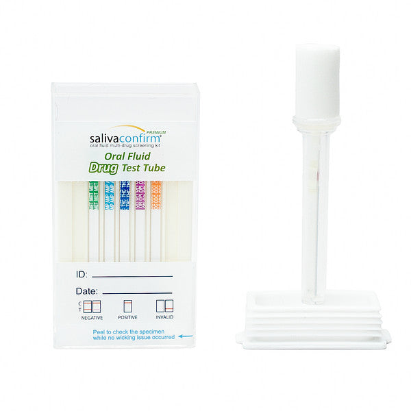 Saliva Confirm 5 Panel Oral Test, 25 Tests Per Kit
