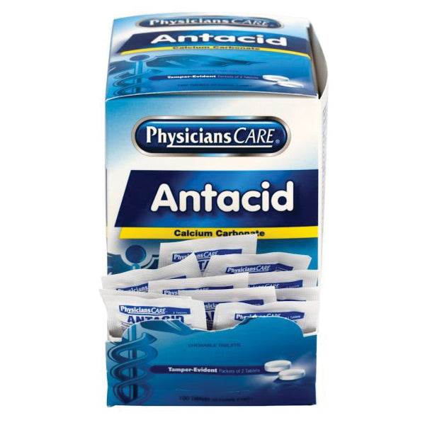 PhysiciansCare Antacid Tablets – 420 mg Calcium Carbonate, Compare to Tums® and Maalox®