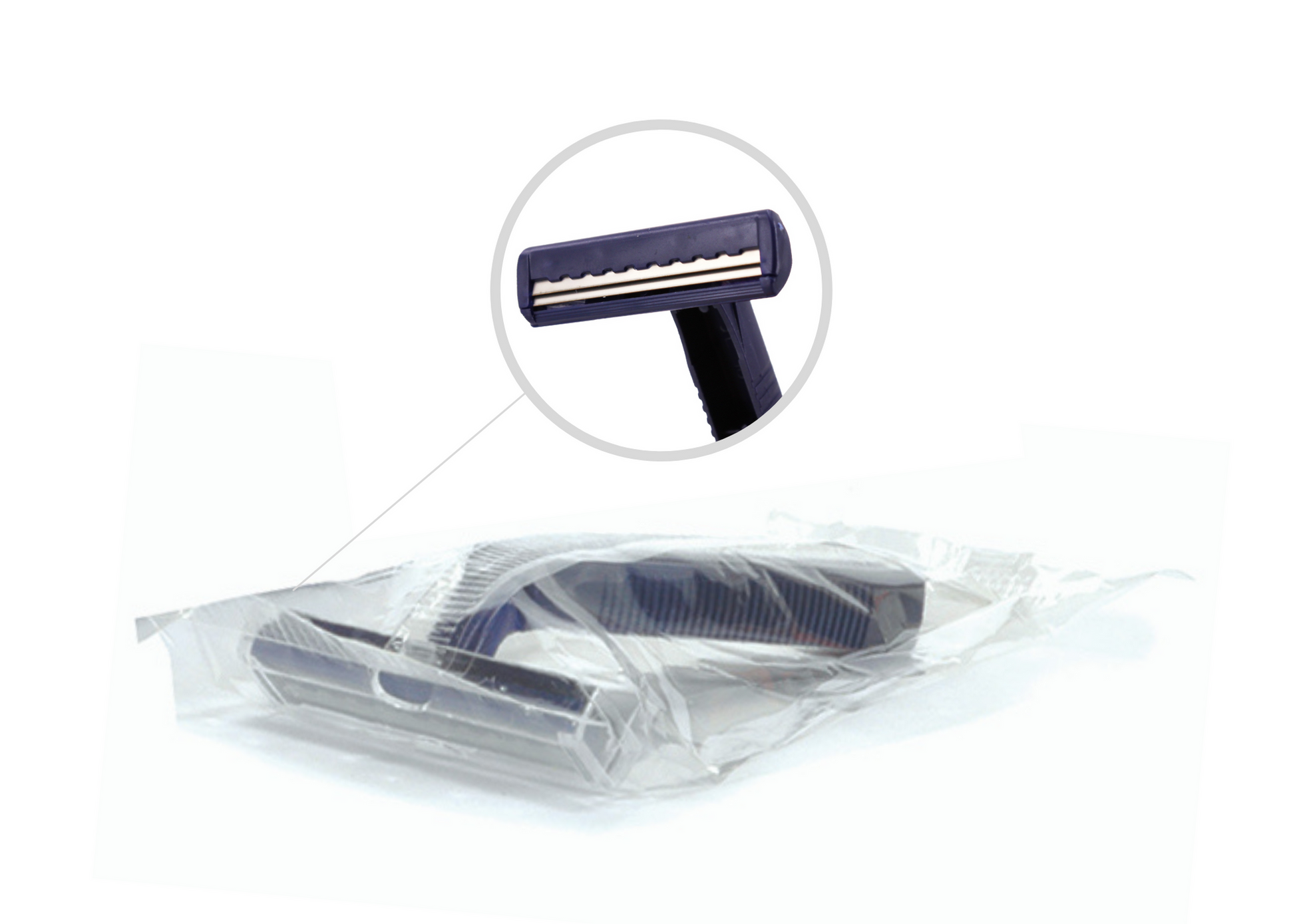 Disposable Twin Blade Razor (individually polybagged) wellness vending machine
