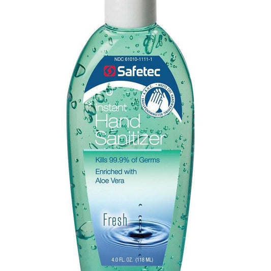 Safetec® Instant Hand Sanitizer, Fresh Scent, 2 oz Bottle, 24 per case