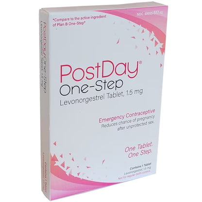 Versea PostDay One-Step Levonorgestrel Tablets - Emergency Contraceptive, 1 Count