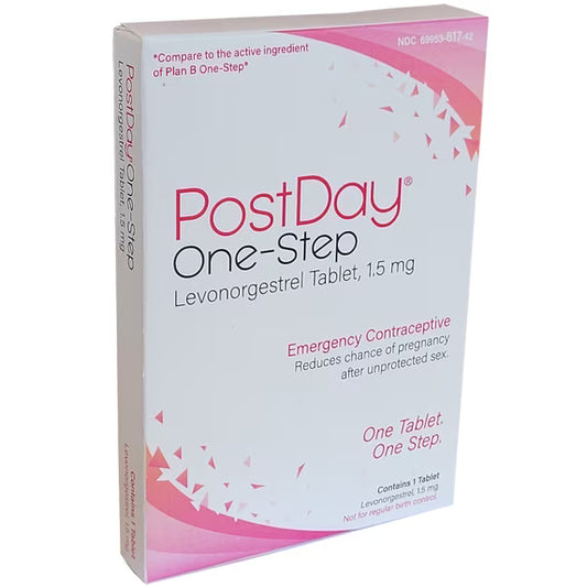 Versea PostDay One-Step Levonorgestrel Tablets - Emergency Contraceptive, 1 Count