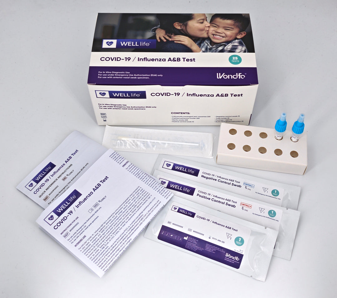 WELLlife™ COVID-19 / Influenza A&B Test Kit