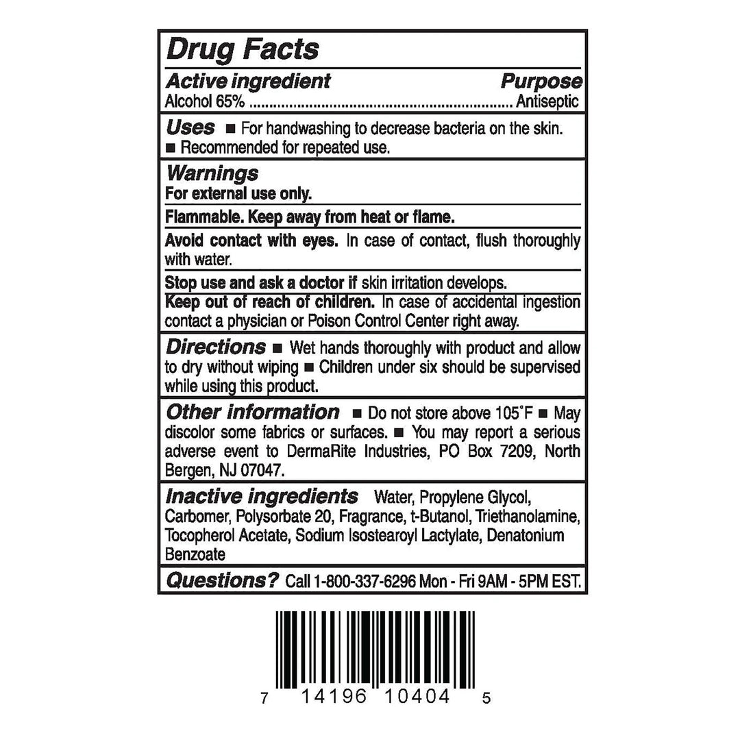 DERMARITE GELRITE® 75 Instant Hand Sanitizer 4 oz Bottle