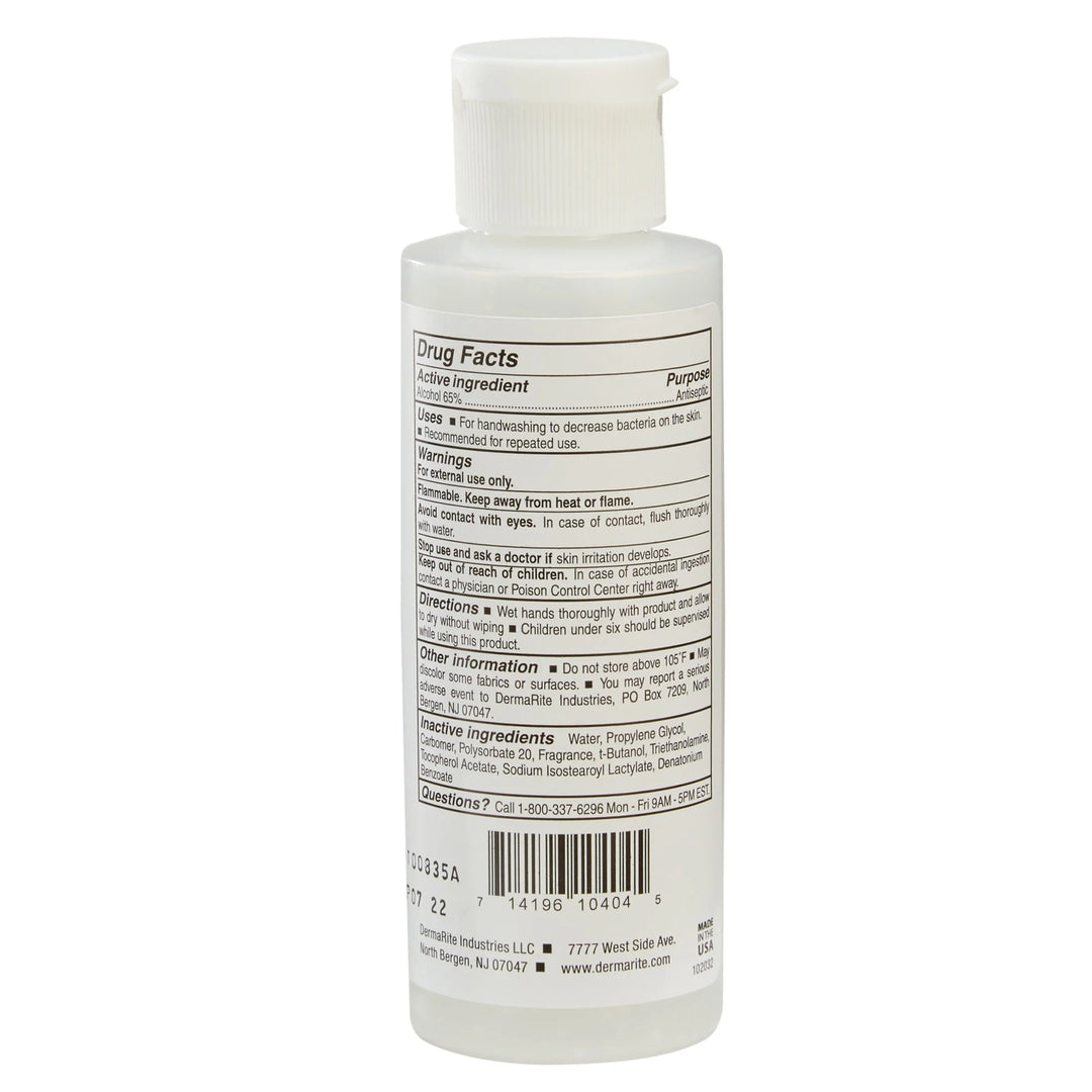 DERMARITE GELRITE® 75 Instant Hand Sanitizer 4 oz Bottle