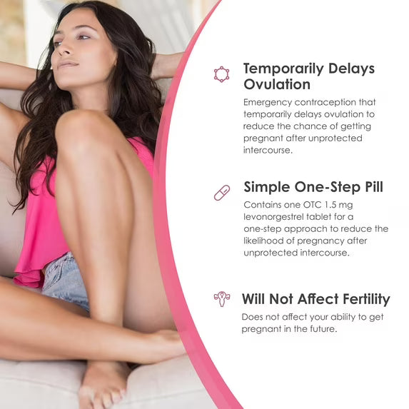 Versea PostDay One-Step Levonorgestrel Tablets - Emergency Contraceptive, 1 Count
