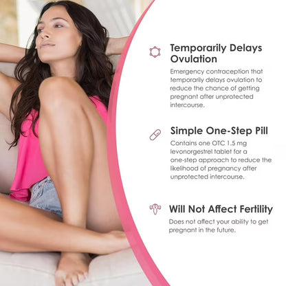 Versea PostDay One-Step Levonorgestrel Tablets - Emergency Contraceptive, 1 Count