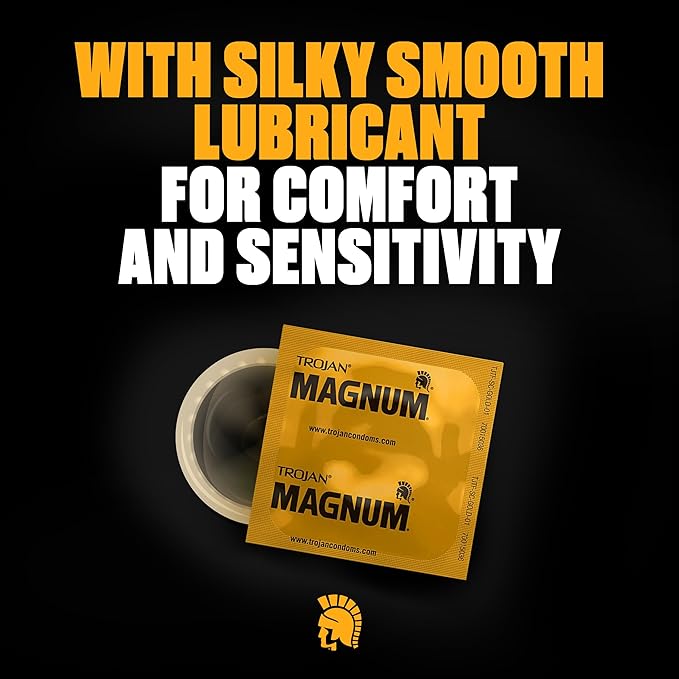 TROJAN® Magnum™ Lubricated Large Condoms – 36 Count Pack