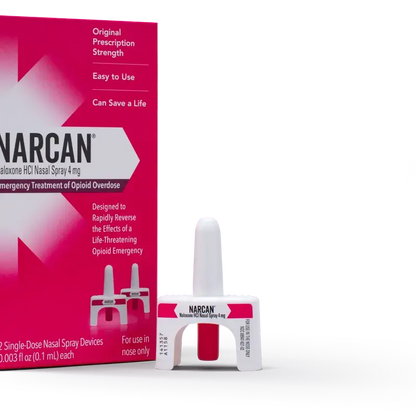 Emergent BioSolutions Opioid Overdose Kit NARCAN® Nasal Spray, 4mg (2 per box, 3 boxes per case)
