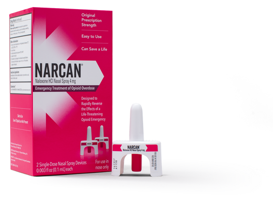 Emergent BioSolutions Opioid Overdose Kit NARCAN® Nasal Spray, 4mg (2 per box, 3 boxes per case)