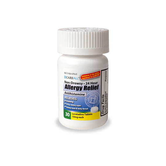 CareAll® Loratadine Allergy Relief – 10 mg, Non-Drowsy, 24-Hour Formula