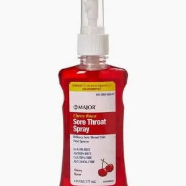 Major Cold & Cough Phenaseptic Throat Spray, 1.40%, 177 ml, 12 Bottles
