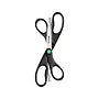Westcott KleenEarth® Straight Scissors, 8", Black, 2/pk